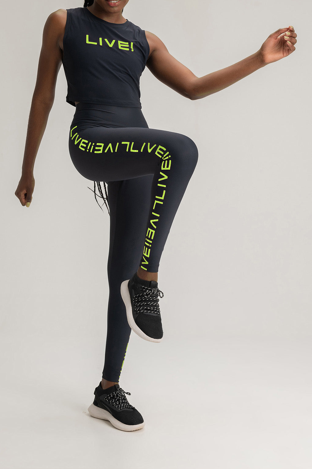 Icon Neo Leggings - High Waist Yoga Pants for Women, Tummy Control Workout Leggings with Pockets - Perfect for Yoga, Running, Gym & Lounge Wear
