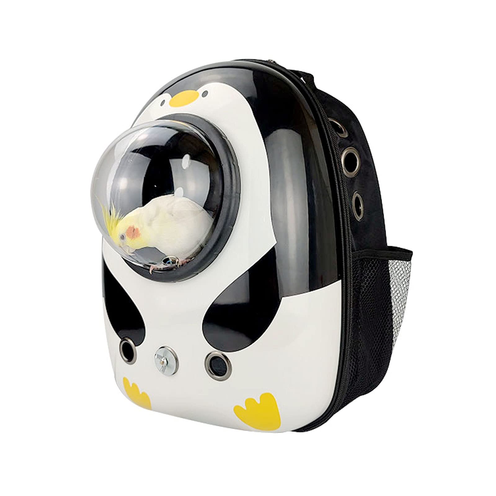 Jinyi2016SHOP Transparent Bird Cage Backpack - Lightweight Pet Carrier for Parrots, Cats & Dogs | Portable Travel Bubble Capsule for Birds | Perfect for Outdoor Adventures, Vet Visits & Daily Commutes