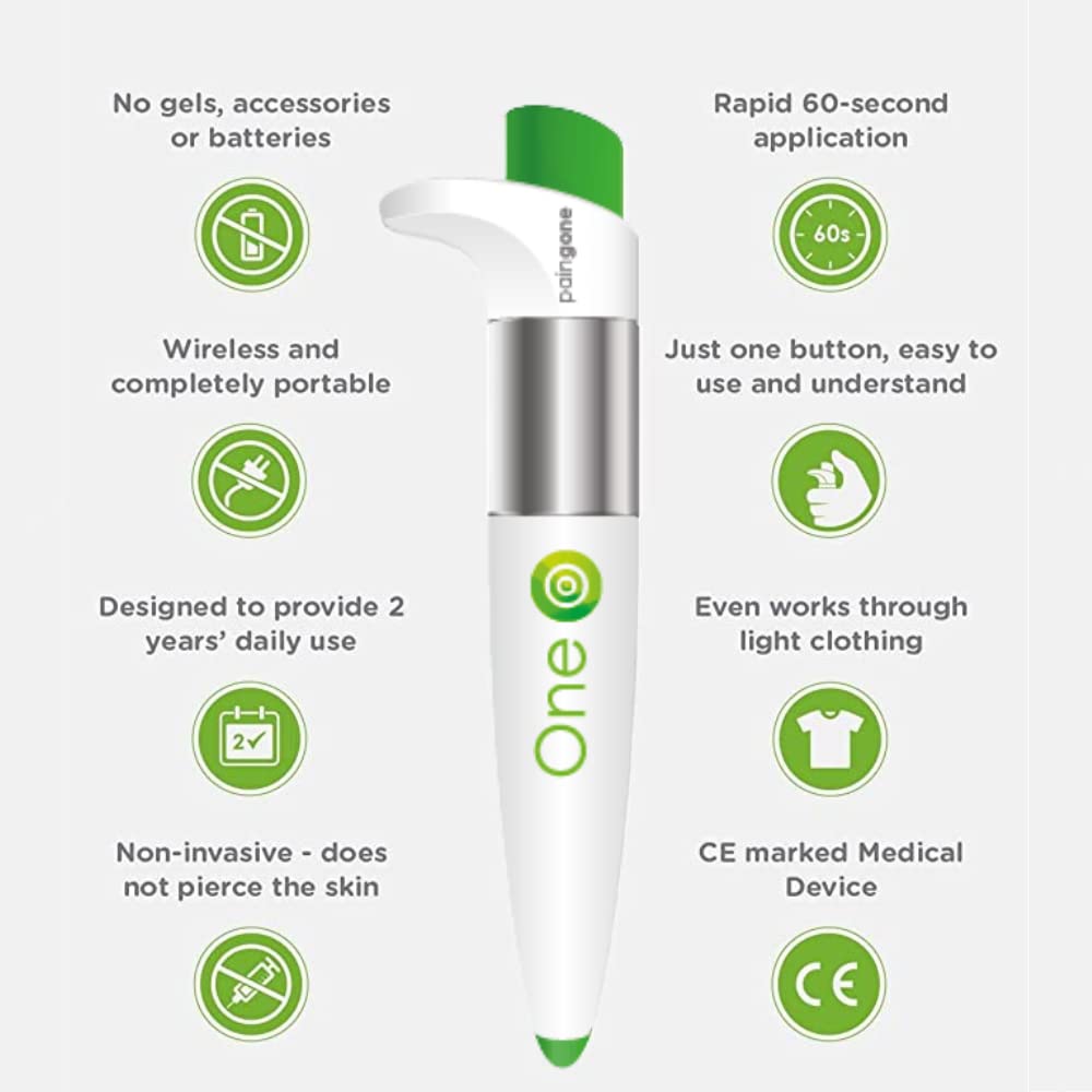 Pain Gone Pain Relief Pen Twin Pack - Fast-Acting Muscle & Joint Pain Relief for Back, Neck & Shoulders - Perfect for Athletes, Office Workers & Chronic Pain Sufferers