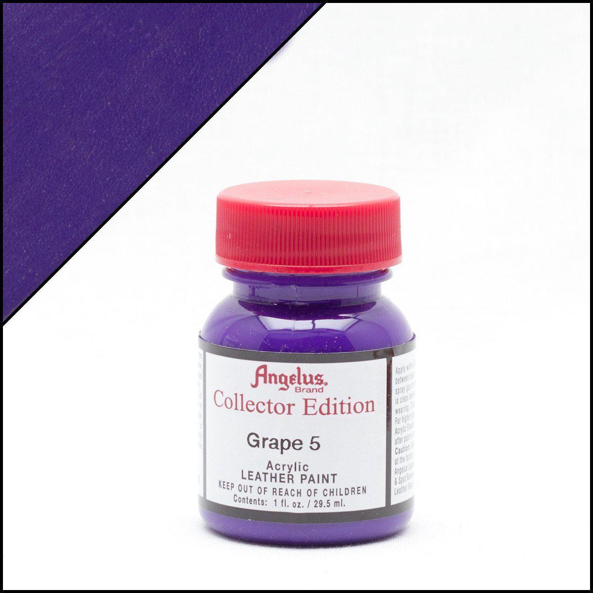 Angelus Leather Paint - Grape 5 Collector's Edition for Shoes, Bags & DIY Leather Craft Projects