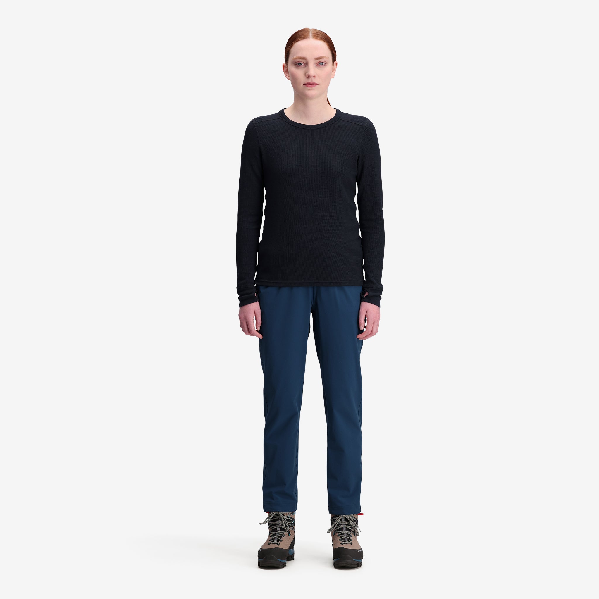 Global Waffle Crew Women's Sweater - Cozy Knit Pullover for Fall & Winter - Perfect for Casual Outfits and Layering