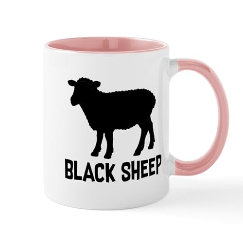 White/Pink Inside - Black Sheep