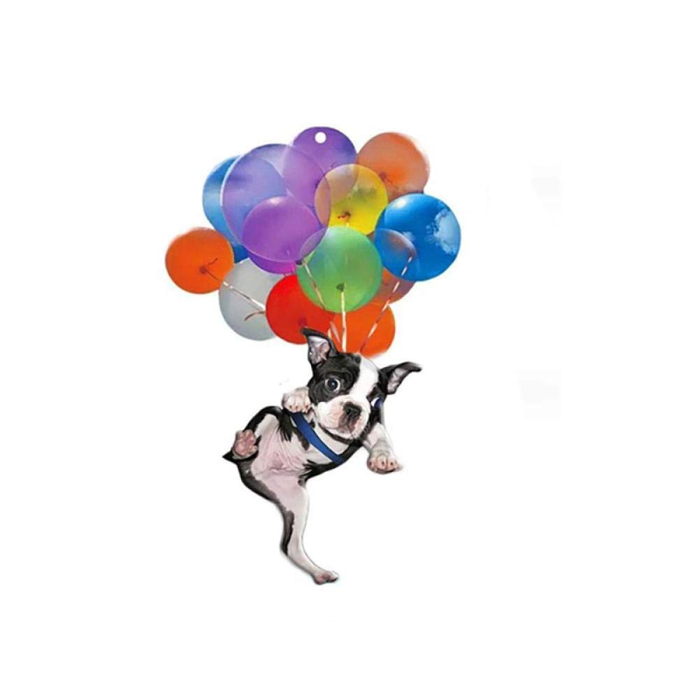 Colorful Dog Balloon Hanging Car Ornament - Cute Rear View Mirror Pendant for Vehicles - Perfect for Birthday Parties, Baby Showers & Car Decorations