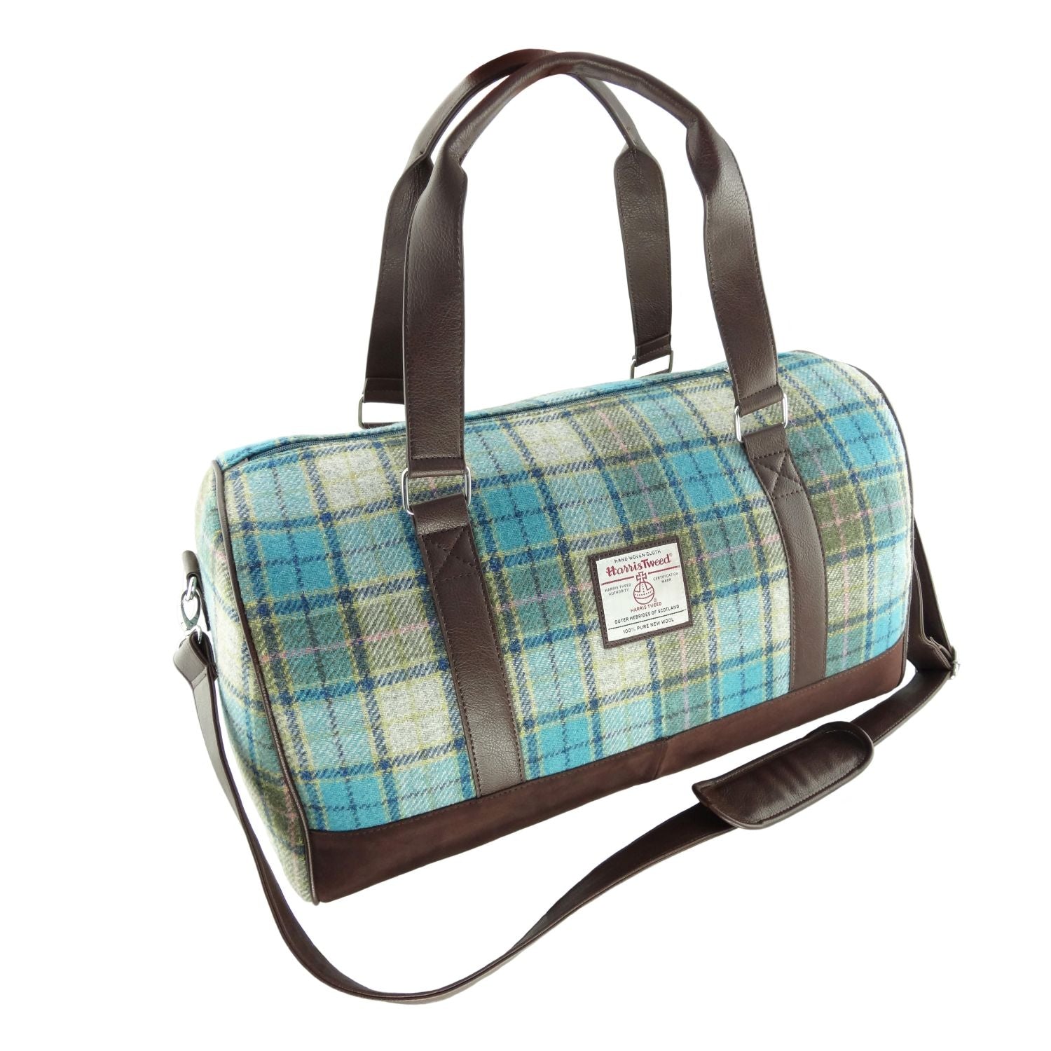 Harris Tweed Weekend Bag - Stylish & Durable Travel Duffel for Men & Women [6 Colors] - Perfect for Business Trips, Gym & Weekend Getaways