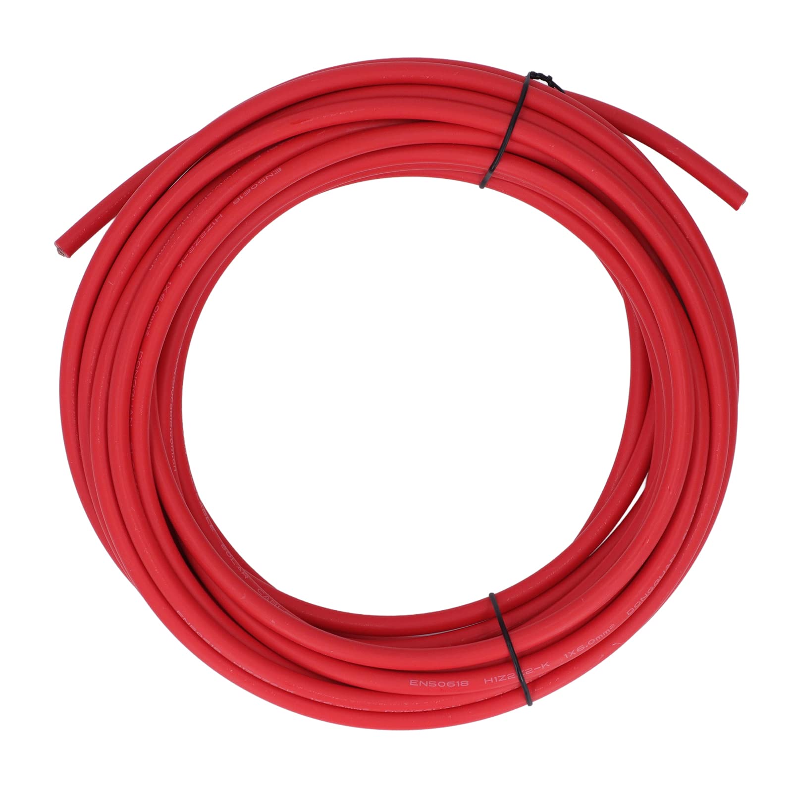 Ubersweet® 10m Solar Power Cable - Heavy Duty, Anti-Corrosion Solar Panel Wire for Industrial Use (Red) | Perfect for Off-Grid Systems, Solar Farms & RV Solar Installations