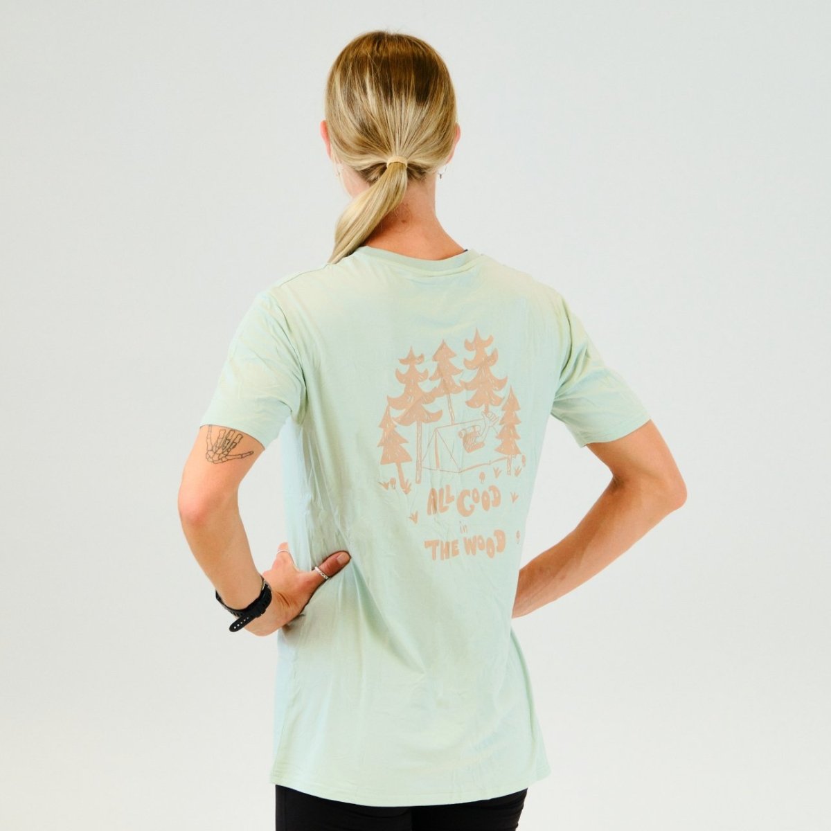 All Good in the Wood | Eco-Friendly Unisex Organic Cotton T-Shirt for Men & Women - Perfect for Casual Wear, Daily Outfits & Sustainable Lifestyle