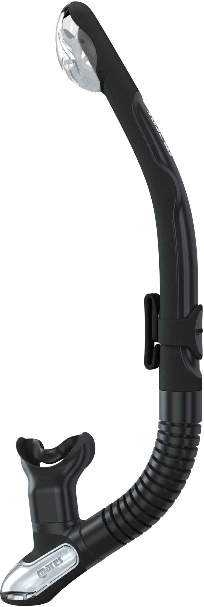 Mares Ergo Dry Snorkel - Top Snorkeling Gear for Comfortable & Dry Breathing - Perfect for Ocean, Pool & Beach Adventures