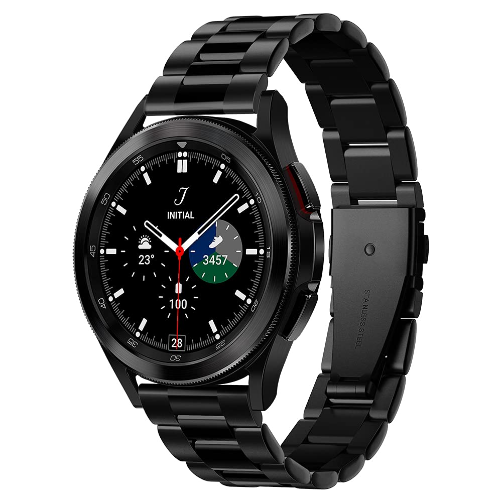Spigen Modern Fit Watch Band for Samsung Galaxy Watch5 44/40mm, Watch5 Pro 45mm, Watch4 44/40mm, Watch4 Classic 46/42mm, Watch3 41mm, Active 1&2 - Durable Replacement Strap for Workout, Running & Everyday Wear