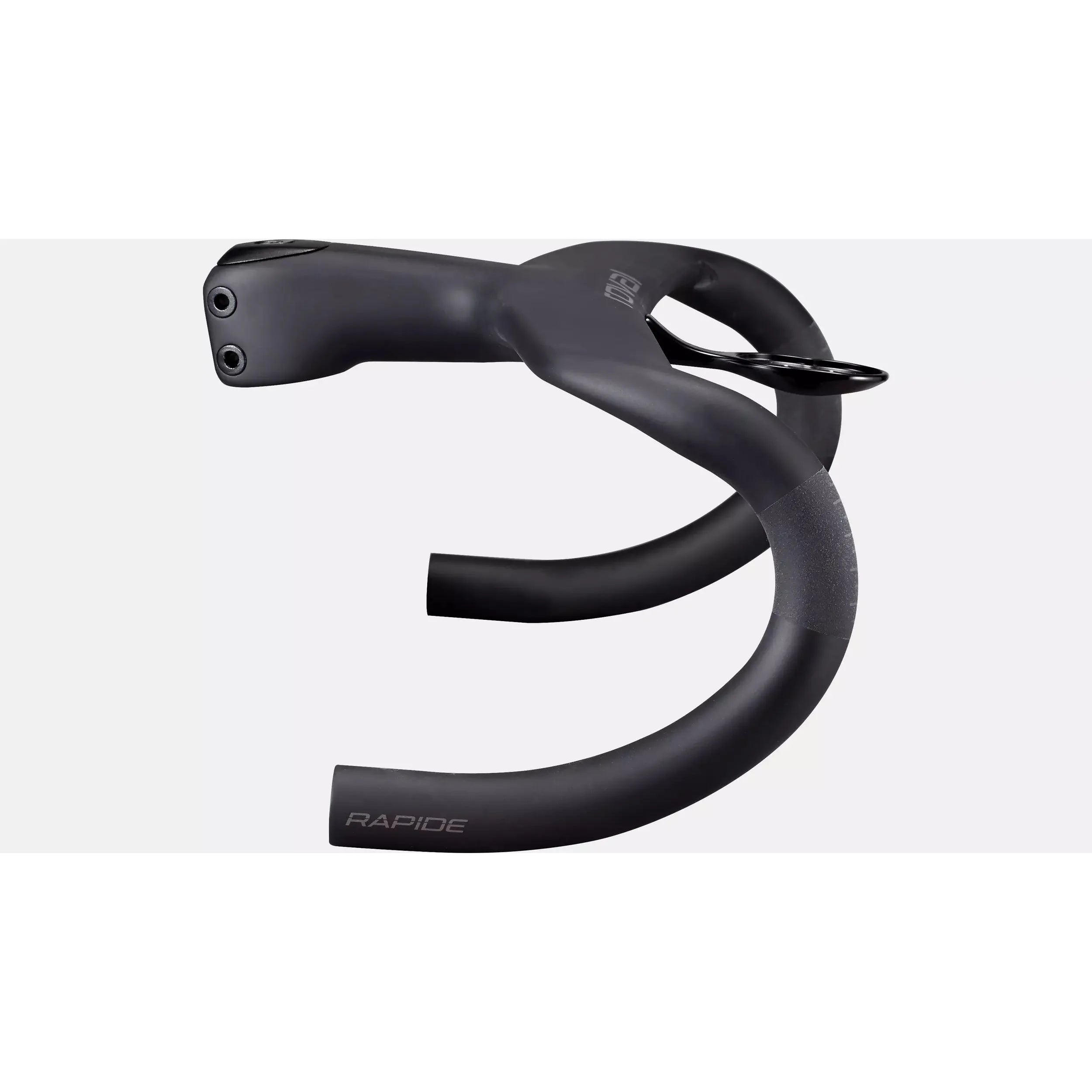 Roval Rapide Cockpit Handlebars with Integrated Stem - Lightweight Carbon Fiber Road Bike Handlebar for Aerodynamic Performance | Perfect for Competitive Cycling & Triathlon Racing