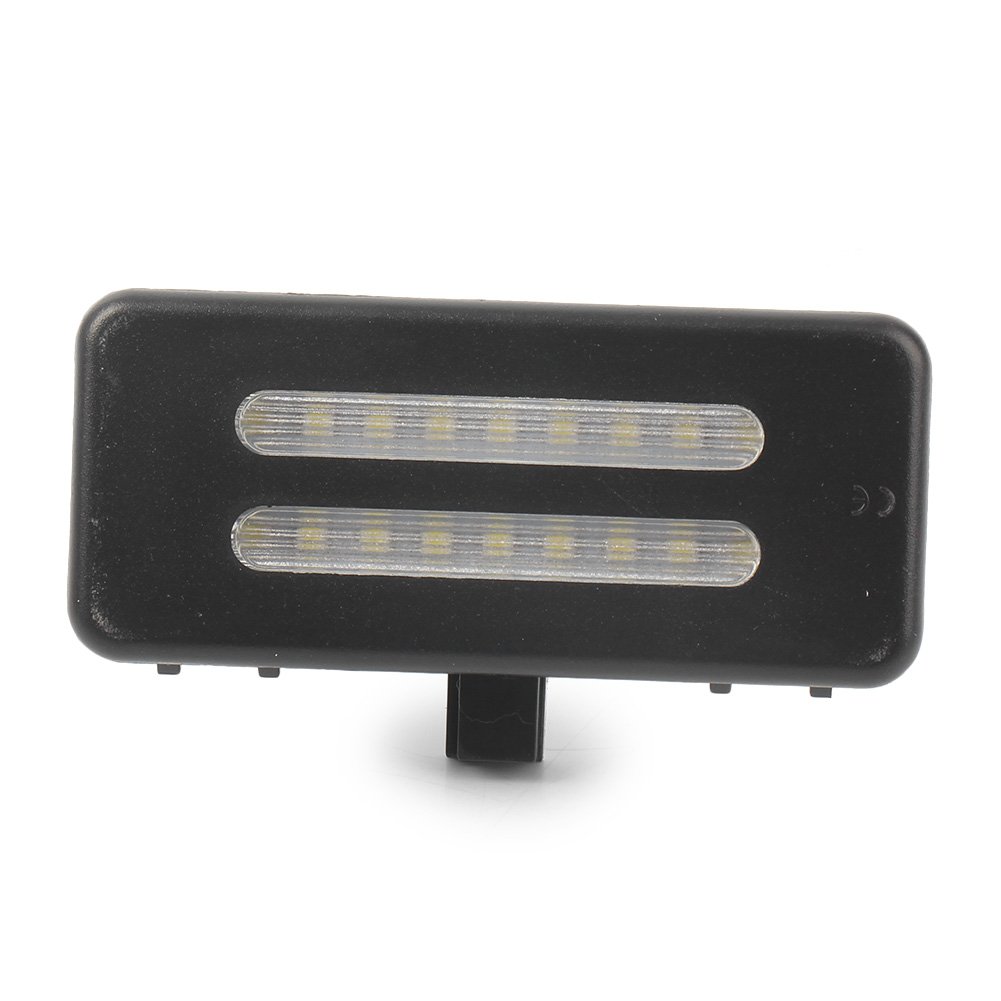 BMW E60 E61 E90 E91 E92 E70 Interior Car LED Vanity Mirror Lights - 18-LED White Sun Visor Lamps Replacement (2PCS) - Perfect for Night Driving & Makeup Application