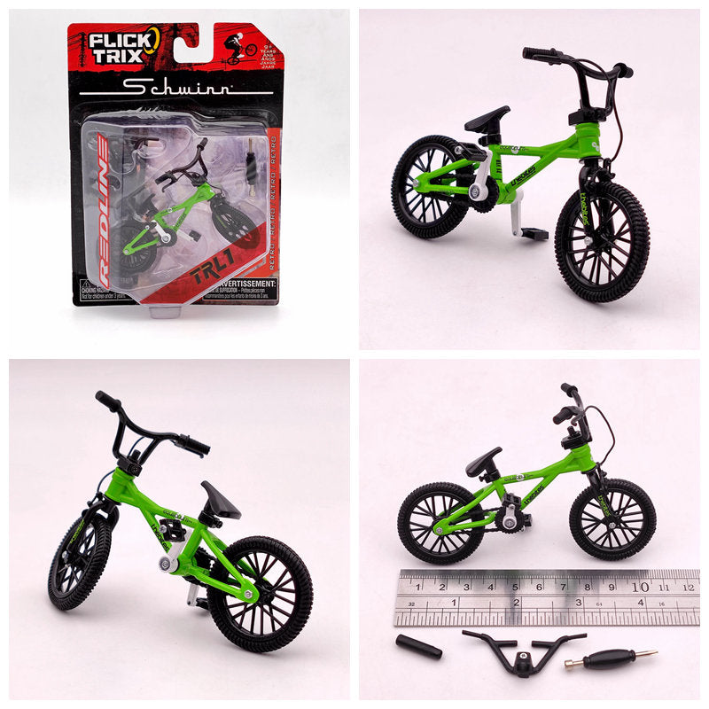 Premium Diecast Finger Bike FLICK TRIX - Miniature BMX Toy Bicycle Model for Kids & Collectors - Perfect Gift for Birthday, Party Favors & Desk Decor