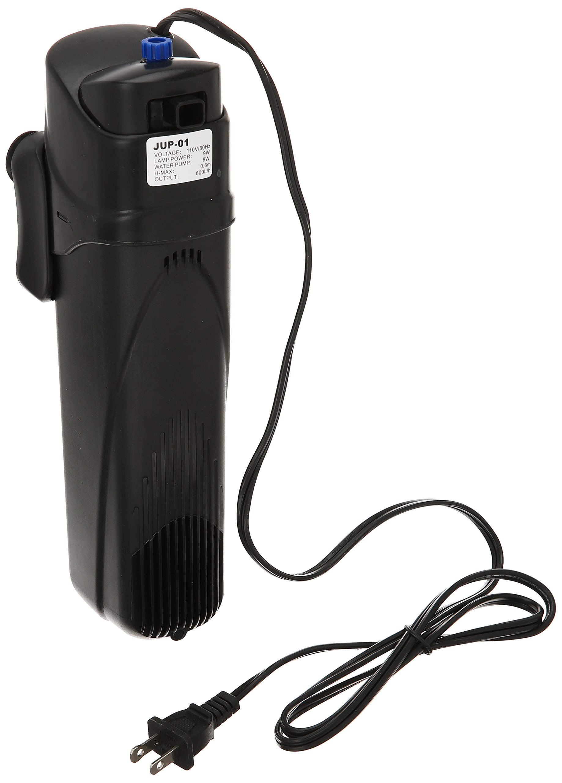 SunSun JUP-01 9W UV Sterilizer Submersible Filter Pump for Aquariums, Fish Tanks & Ponds - Water Purification & Algae Control Solution