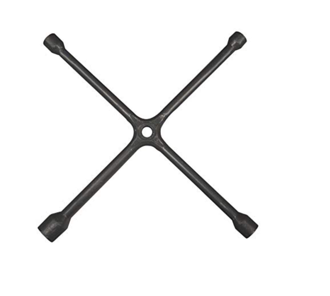 Automann 4-Way Wrench (210.1976) - Heavy Duty Cross Wrench for Automotive Repair, Plumbing & DIY Projects
