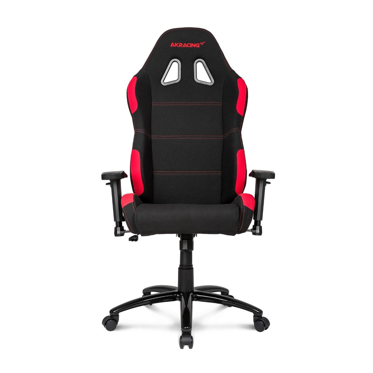 AKRACING K7012 Gaming Chair - Ergonomic Racing Style PC & Office Chair with Adjustable Height, Lumbar Support - Black & Red for Gamers, Streamers, and Esports Enthusiasts