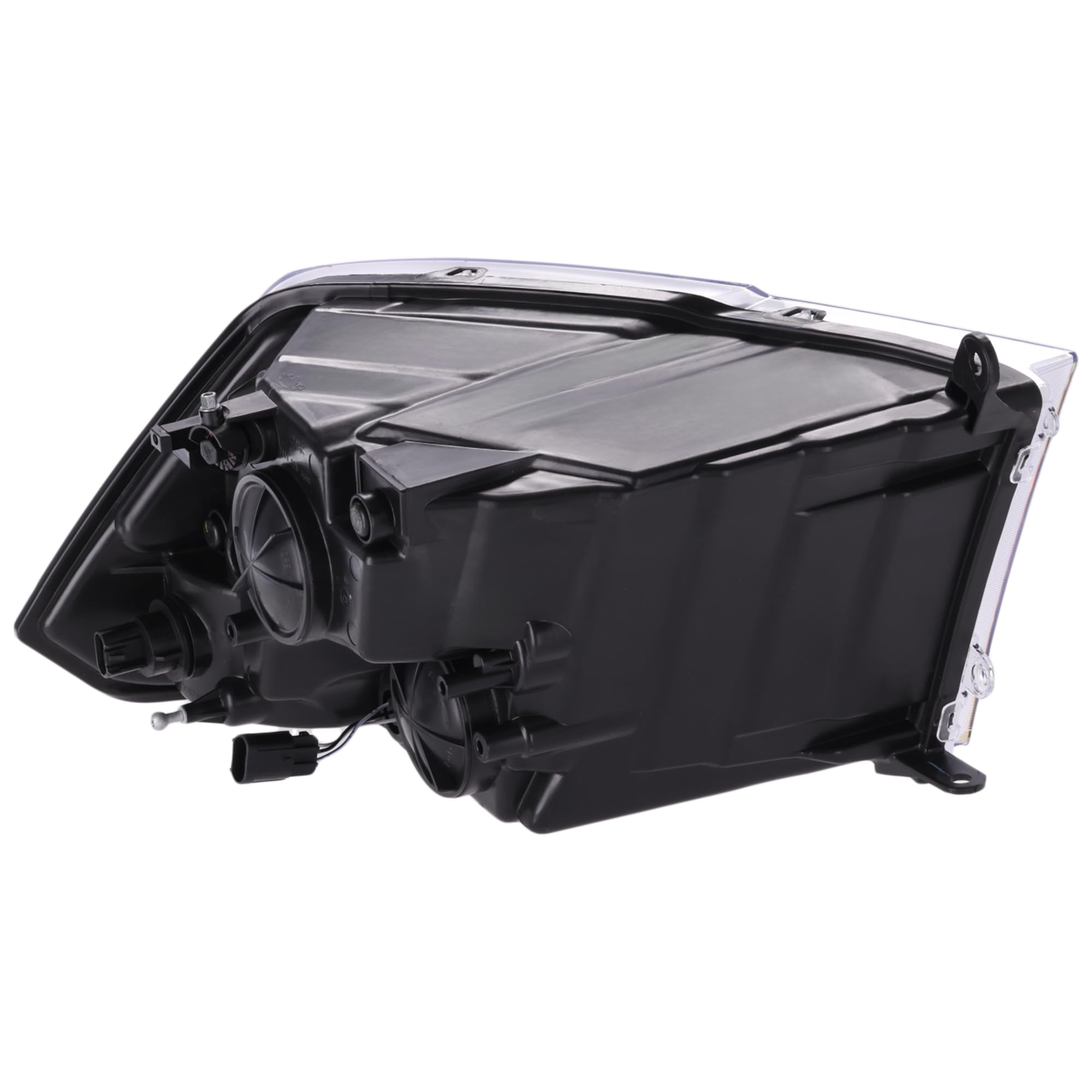 Evan Fischer Driver Side Headlight Assembly for Ram 1500 2013-2018 & 2500 - Halogen Quad Light Replacement (CAPA Certified) - Fits Models Without DRL - Replaces OEM# 68096439AJ - Perfect for Night Driving & Off-Road Adventures