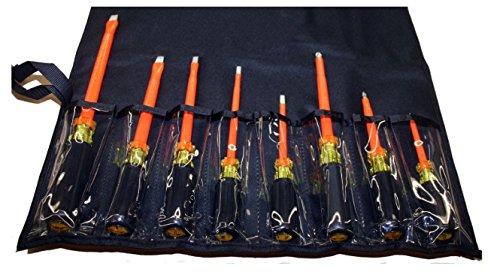Cementex TR-8SD Insulated Screwdriver Set - 8-Piece Professional Electrician Tools for Safe Electrical Work & Home DIY Repairs | Ideal for Wiring, Circuit Breakers & Appliance Maintenance