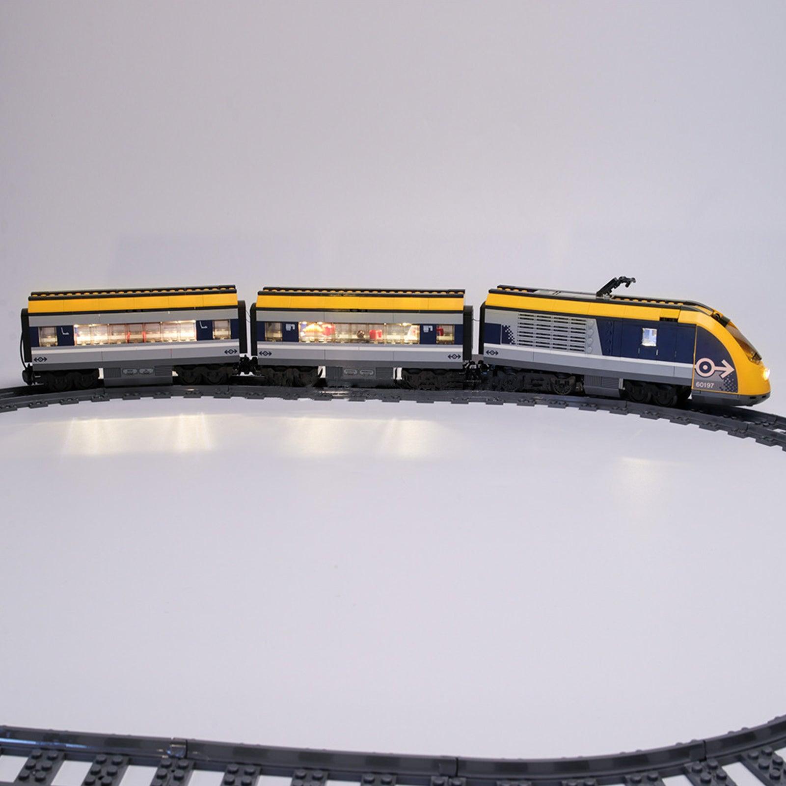 LEGO City Passenger Train 60197 Light Kit - Compatible LED Lighting Set for Model Trains | Enhance Your LEGO Train Display for Home, Office, or Collection Showcase