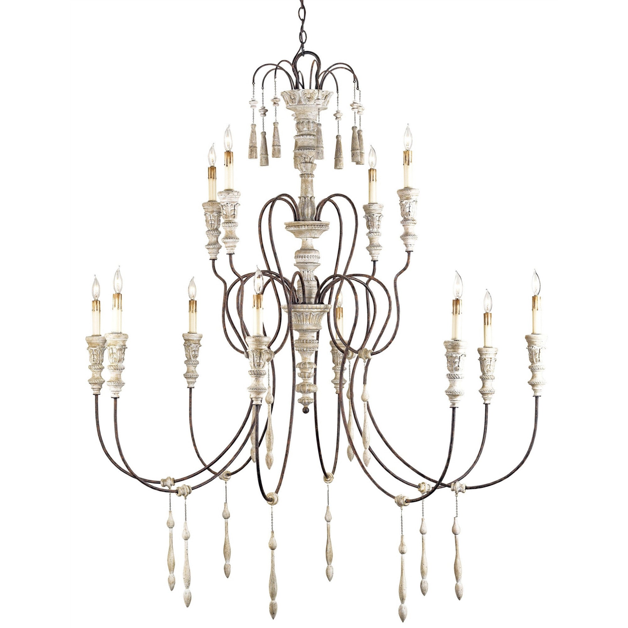 Hannah Chandelier - Elegant Crystal Ceiling Light Fixture for Dining Room, Living Room & Bedroom | Perfect for Home Decor & Interior Design
