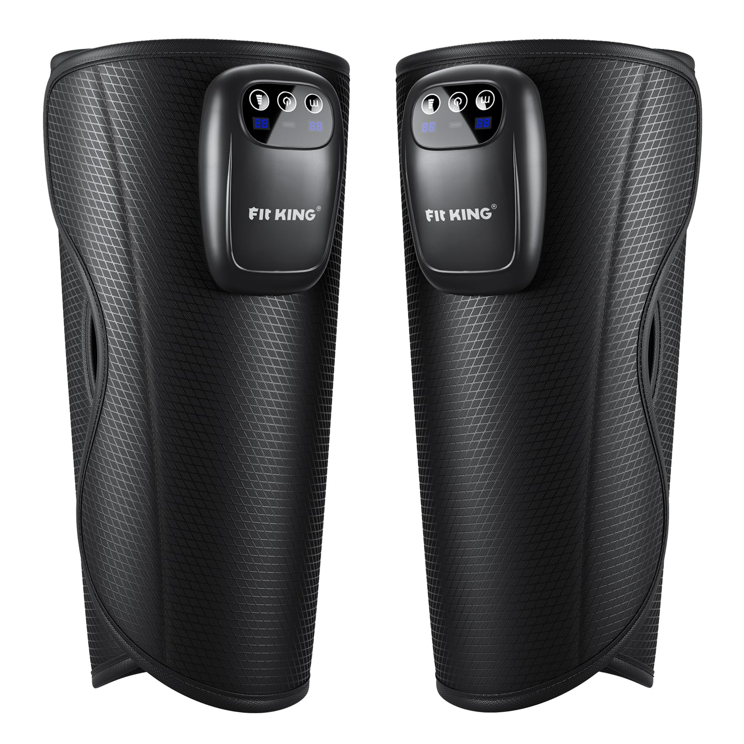 FIT KING Upgraded Cordless Calf Massager for Circulation & Pain Relief - Rechargeable Leg Massager with 3 Intensity Modes for Relaxation & Fast Recovery - Perfect Gift for Athletes, Parents (FSA/HSA Eligible) - Ideal for Post-Workout Recovery, Office Relaxation & Home Use