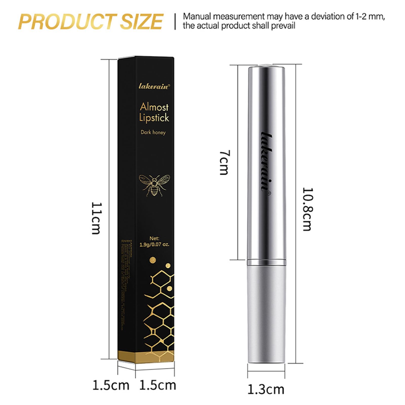 Erinde 2PCS Tinted Lip Balm - Hydrating Natural Glossy Lipstick with Sheer Lightweight Color, Moisturizing Lip Care for Dry Lips Repair | Perfect for Daily Makeup, Natural Look & Lip Treatment