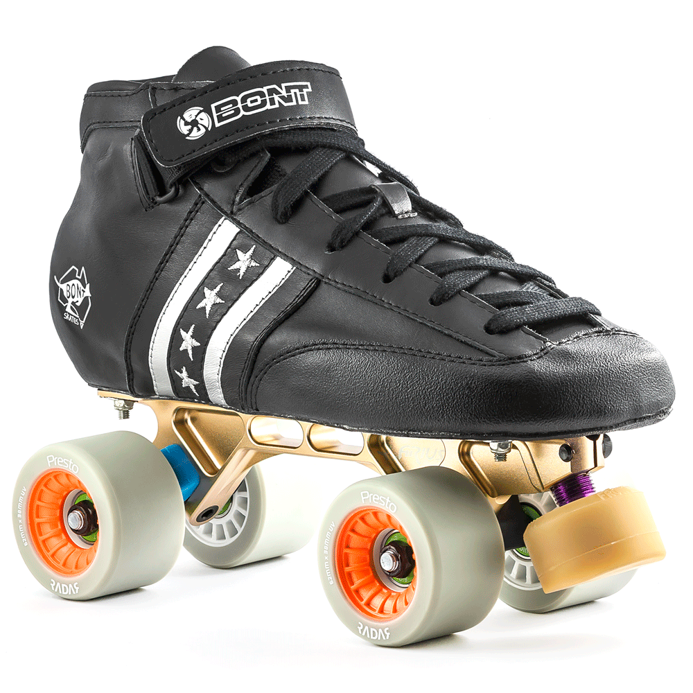 Bont Quad Star/Arius Package - Premium Inline Speed Skating Boots for Competitive Racing & Training - Perfect for Indoor & Outdoor Track Events