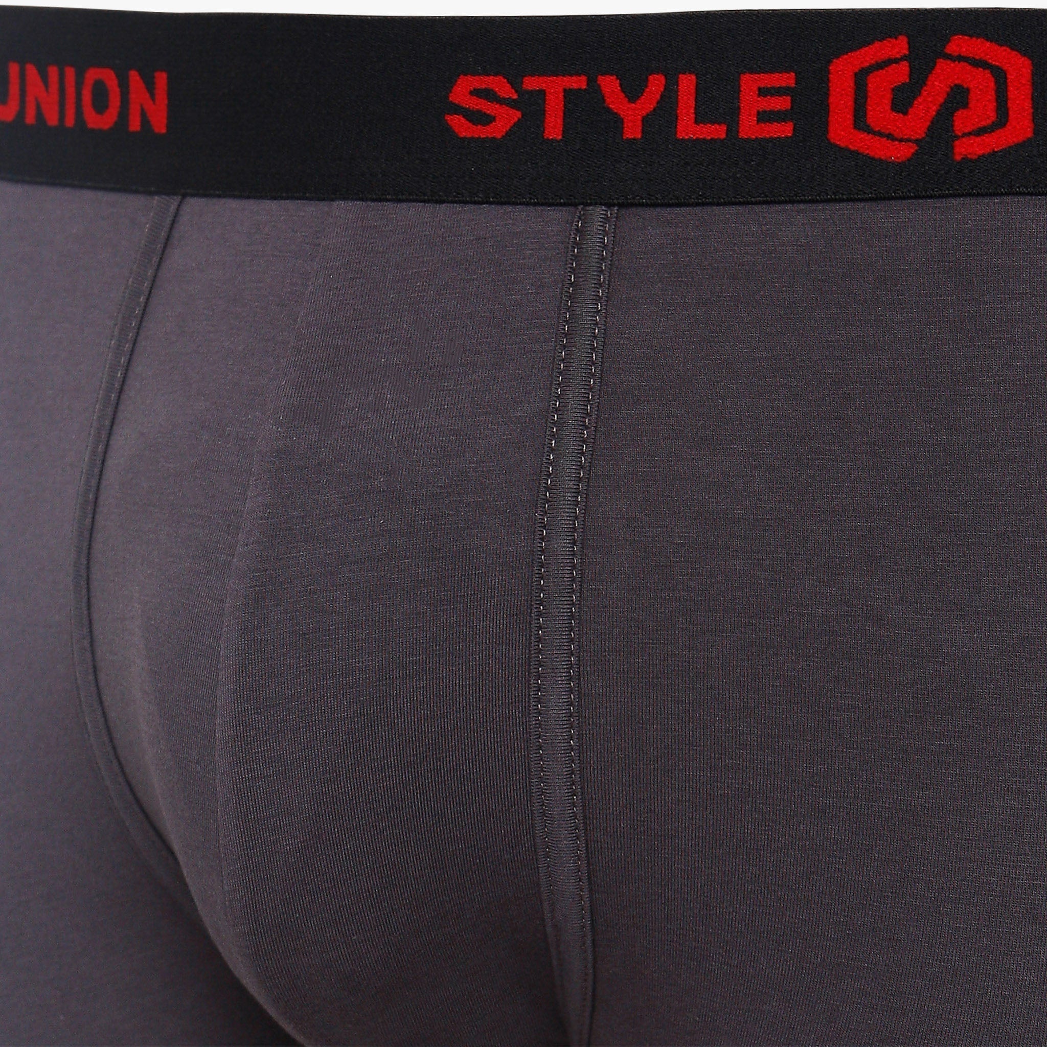 Premium Cotton Dark Grey Melange Men's Underwear - Soft & Breathable Briefs for Everyday Comfort & Support