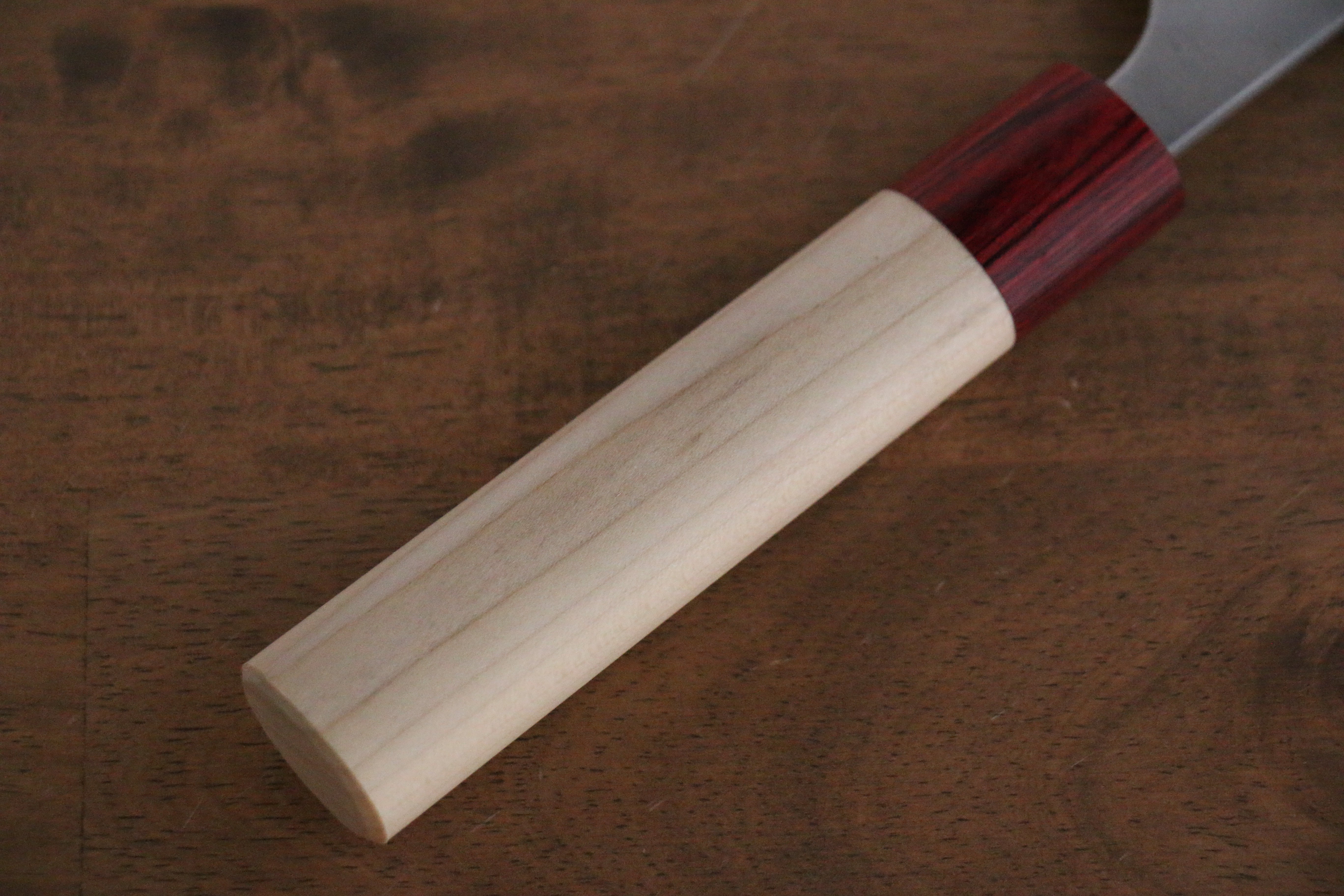 Masakage Yuki White Steel No.2 Nashiji Gyuto 180mm Japanese Chef Knife with Magnolia Handle - Perfect for Sushi, Meat Cutting & Professional Kitchen Use