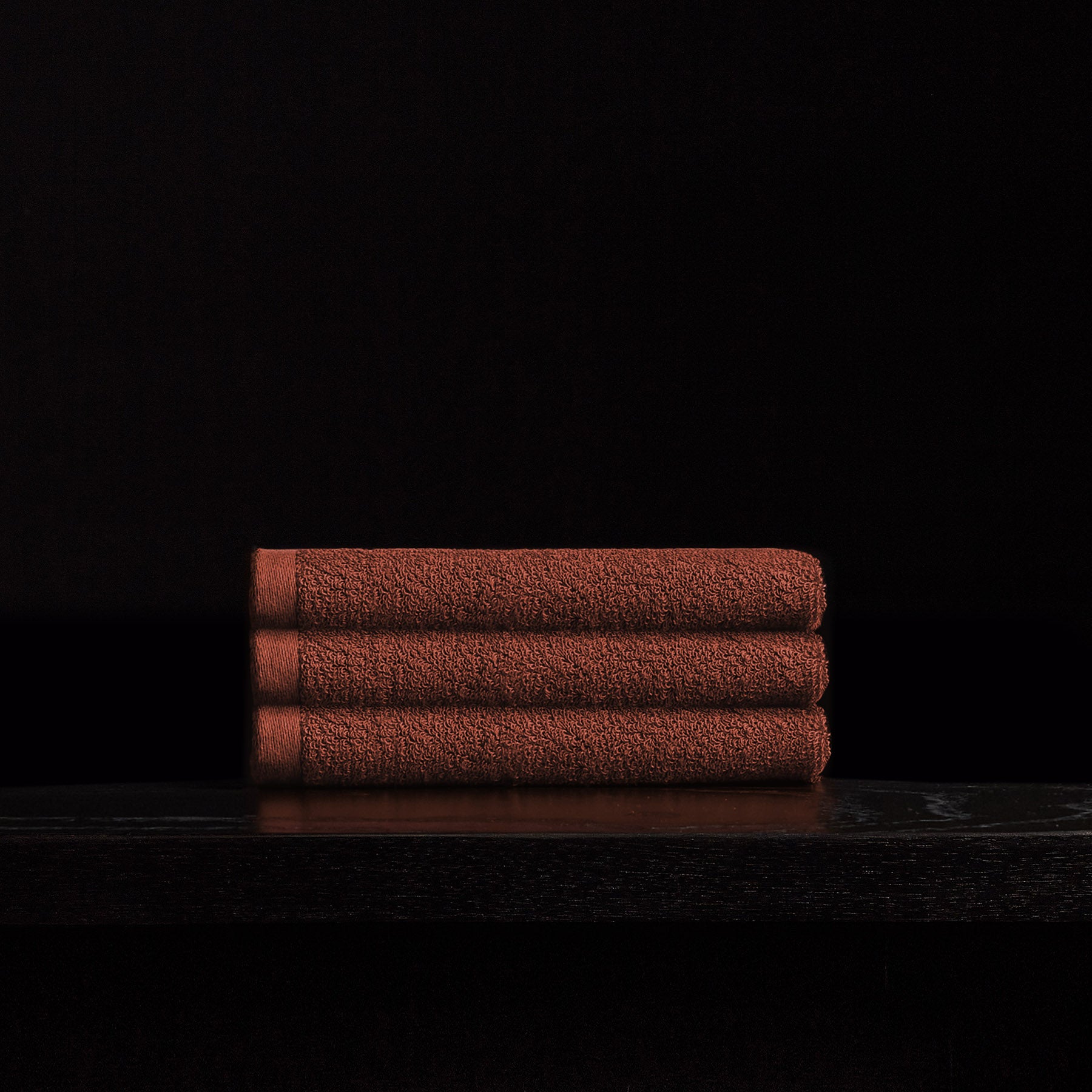 Premium Microfiber Wash Towel Set - Soft, Absorbent & Quick-Drying Paprika Red Bath Towels for Gym, Spa & Home Use