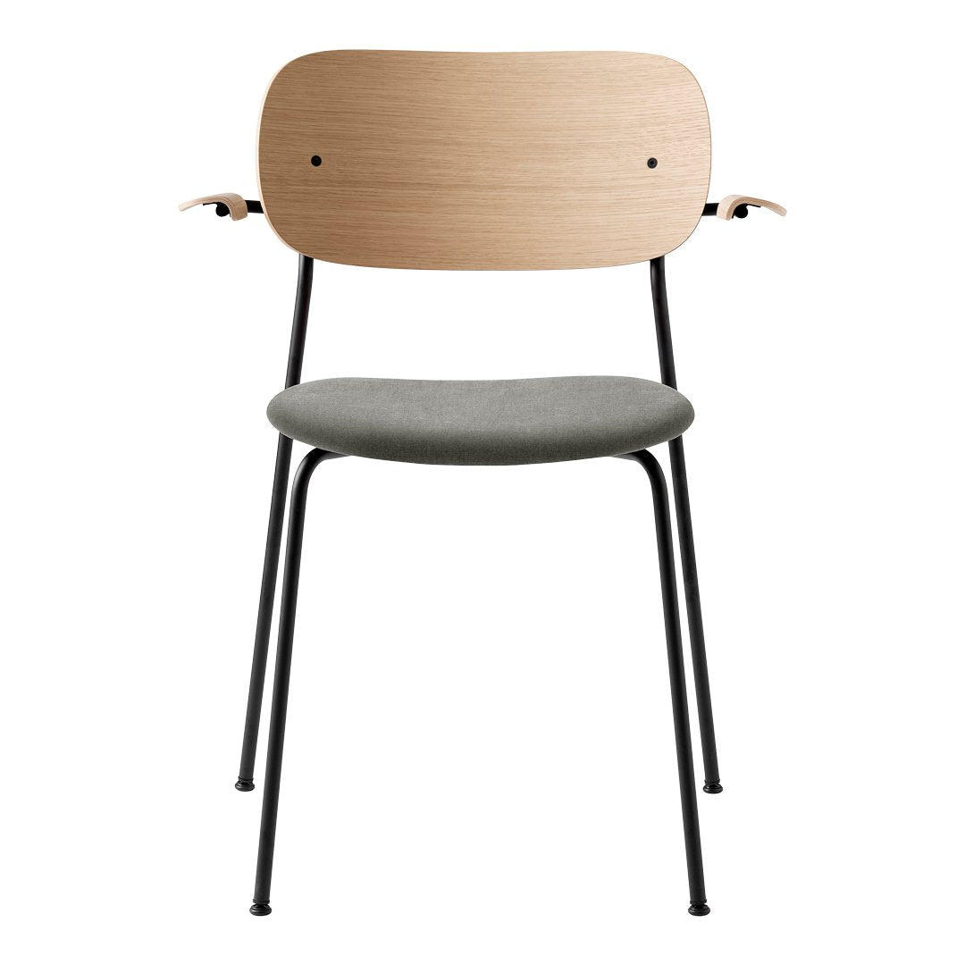 Modern Wooden Dining Chairs with Armrests & Upholstered Seats - Comfortable Kitchen, Dining Room, and Breakfast Nook Furniture for Home Decor