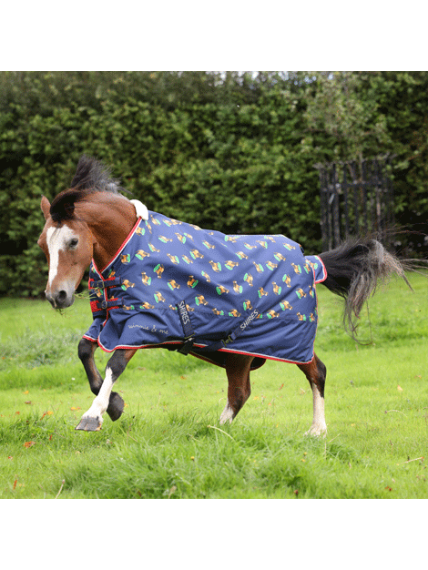 Shires Winnie and Me Lite Turnout Rug - Lightweight Horse Blanket for All-Weather Protection | Perfect for Pasture, Stable & Riding Comfort