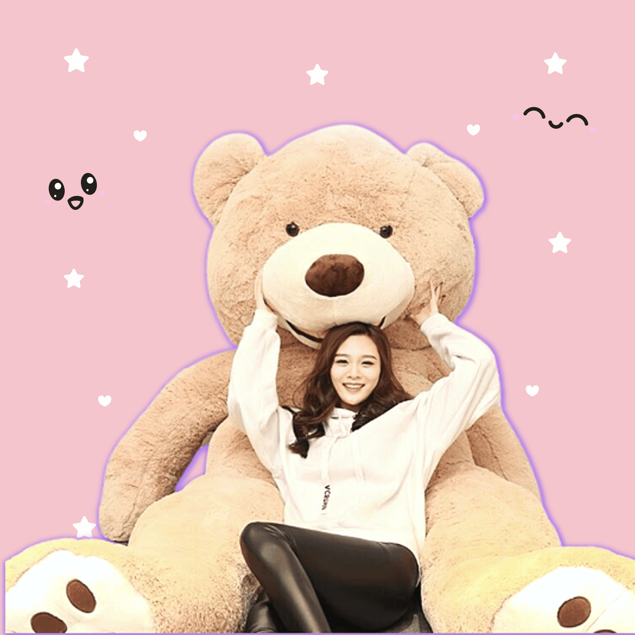 Giant 11ft Teddy Bear - World's Largest Stuffed Animal Plush Toy for Home Decor, Nursery, Photo Props & Gifts