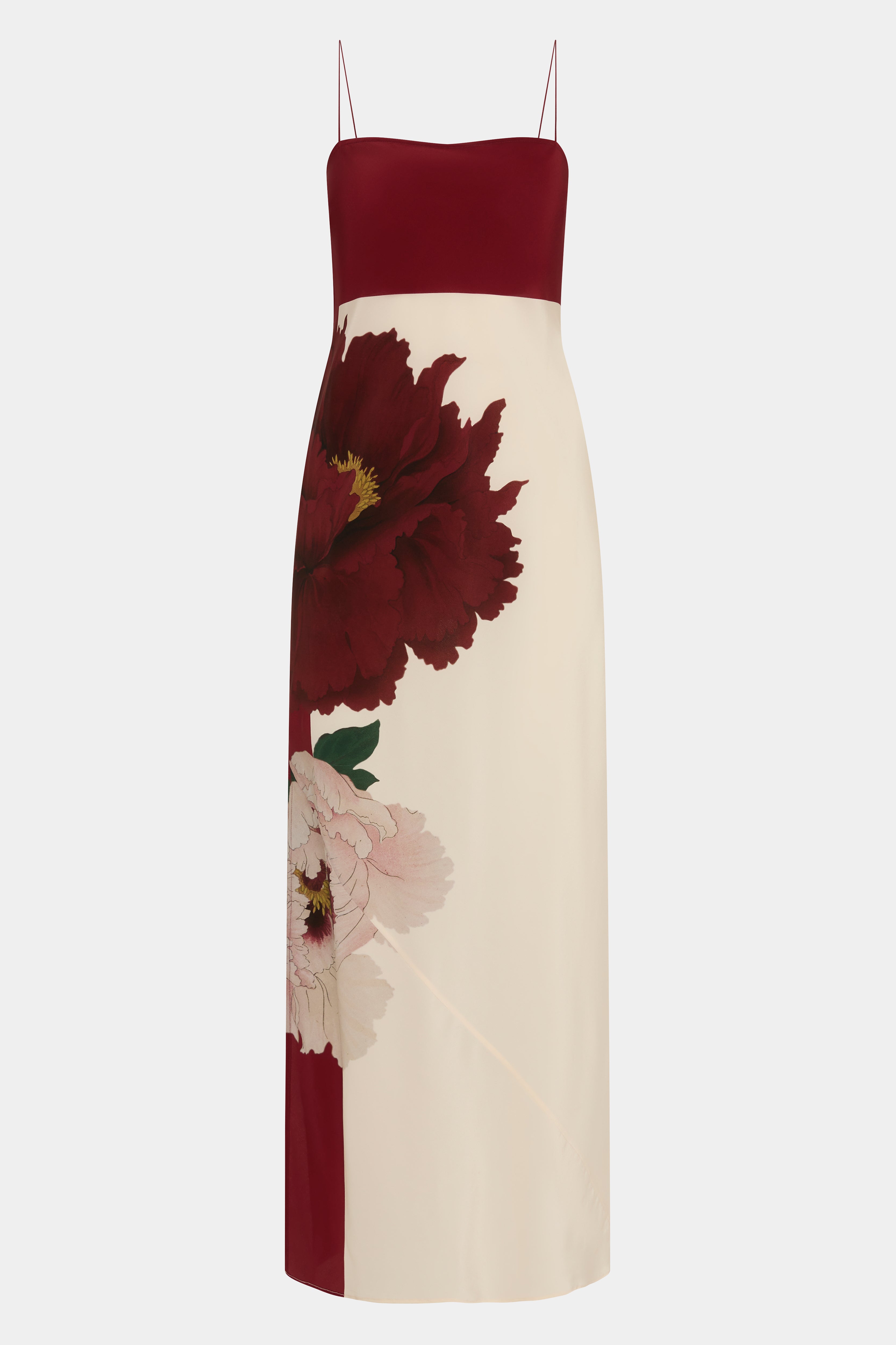 Florian Slip Dress - Elegant Satin Nightgown for Women, Comfortable Sleepwear & Loungewear - Perfect for Bedtime, Relaxing at Home, and Special Occasions
