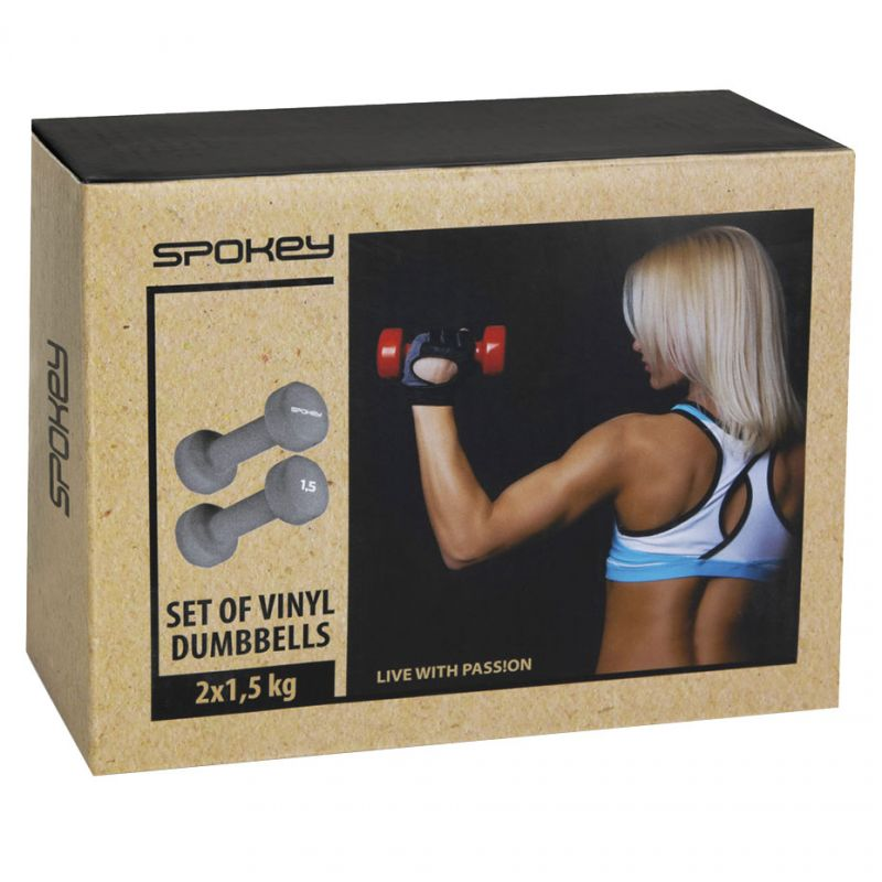 Spokey Shape IV 921562 Adjustable Dumbbell Set for Home Gym - Strength Training Equipment for Weight Lifting & Fitness Workouts