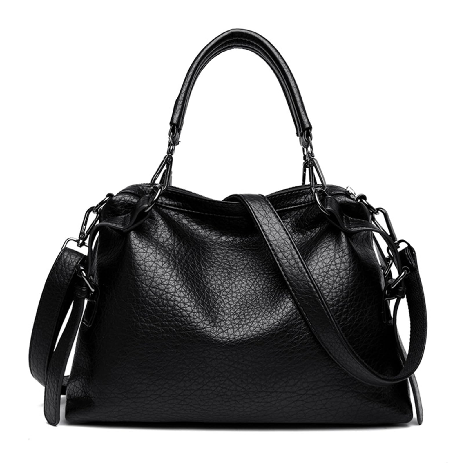 Stylish Large Hobo Bag for Women - PU Leather Crossbody Tote Shoulder Bag with Top Handle - Perfect for Work, Travel & Everyday Use