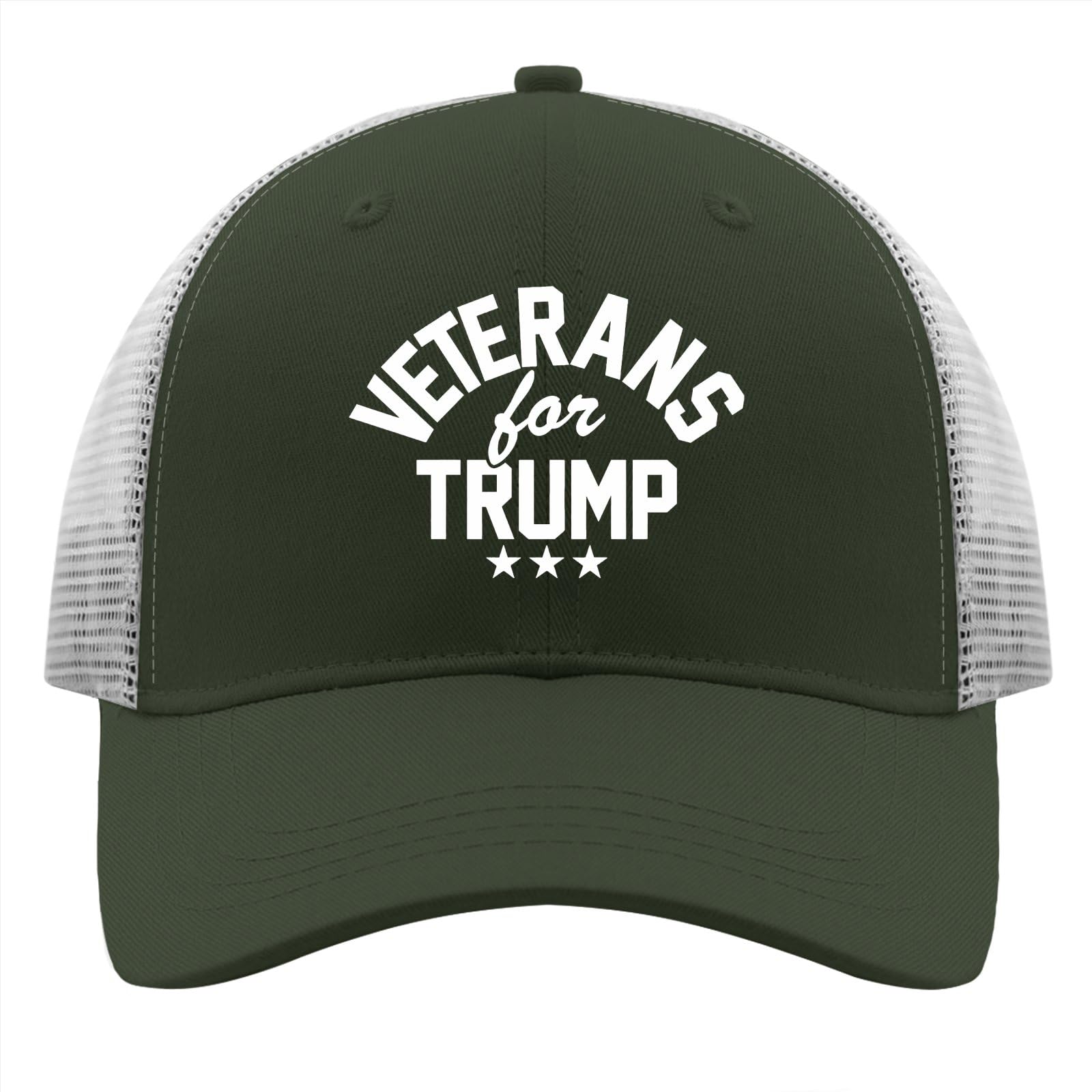 Veterans for Trump Vintage Baseball Cap - Adjustable Snapback Hat for Men, Patriotic Running Visor for Veterans Day & Outdoor Activities