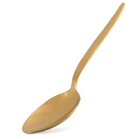 Gray Kunz Spoon - Limited Edition Gold Plated Professional Chef Spoon for Cooking, Baking & Serving - Perfect for Home Chefs & Professional Kitchens