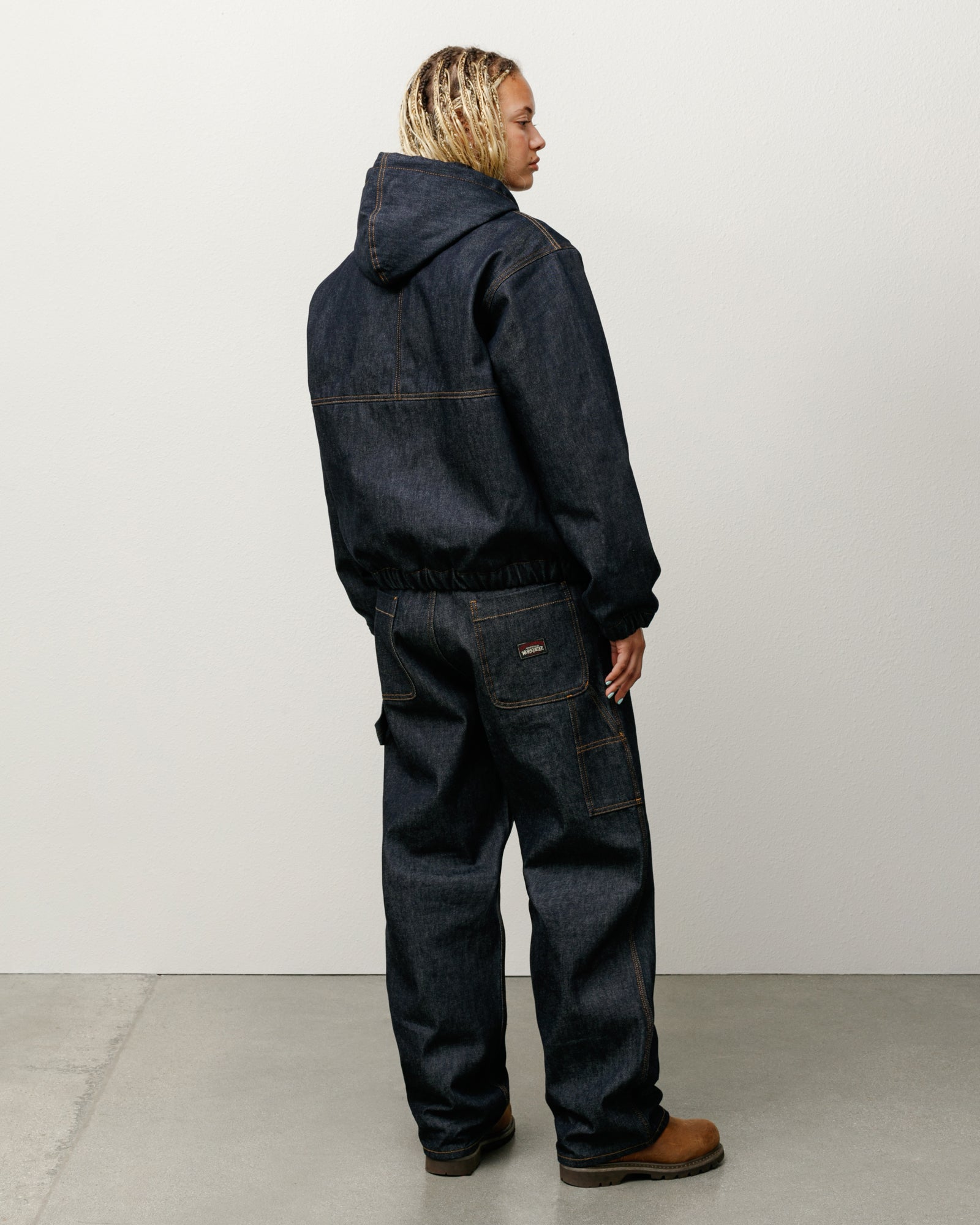 Premium Carpenter Pants Raw Denim Workwear - Durable & Comfortable for Construction, Woodworking & Outdoor Activities