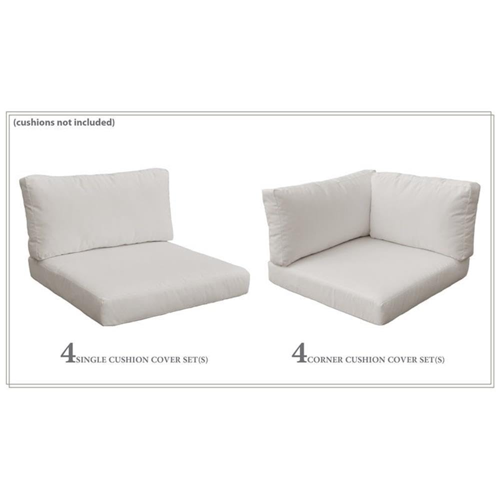 TK Classics Beige Sofa Cover Set for BELLE-09a - Premium Stretchable Slipcover (Cushions Not Included) | Perfect for Living Room Furniture Protection & Style Upgrade