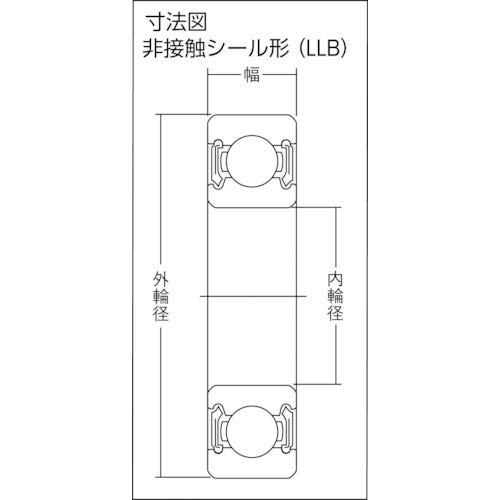 NTN 6801LLB Deep Groove Ball Bearing - Single Row, Non-Contact, C3 Clearance, Steel Cage, 12mm ID x 21mm OD x 5mm Width, Double Sealed - Ideal for Electric Motors, Power Tools, and Industrial Machinery