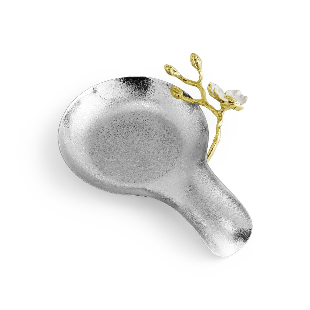 Orchid Spoon Rest - Elegant Ceramic Spoon Holder for Kitchen Countertop - Perfect for Cooking, Serving & Dining Decor