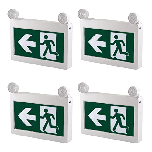 4 Pack Running Man Exit Sign