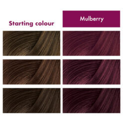 Umberto Giannini Flowerology Color Mask - Mulberry Hair Treatment for Dry & Damaged Hair - 200ml Deep Conditioning Mask for Vibrant Color & Shine - Perfect for Salon-Quality At-Home Hair Care