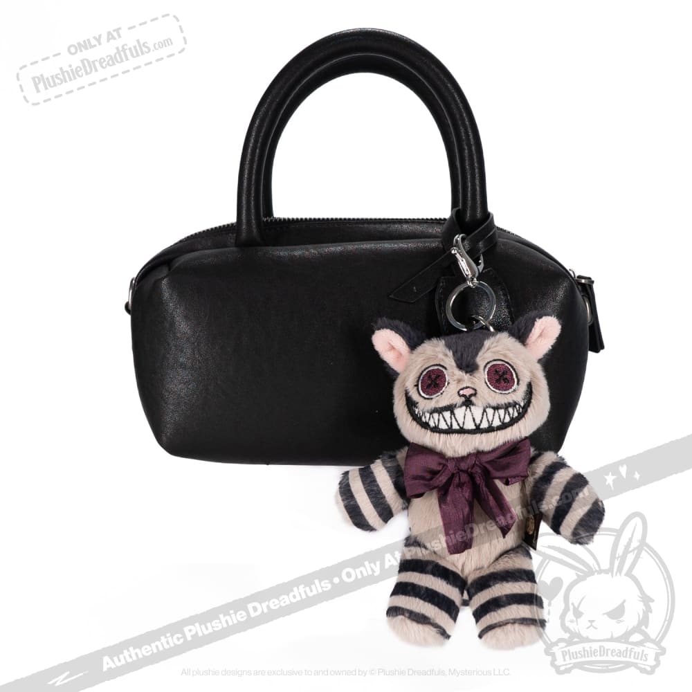 Victorian McGee's Alice in Wonderland Cheshire Cat Plush Keychain - Cute Soft Stuffed Animal Toy for Backpacks, Bags & Gifts - Perfect for Disney Fans & Collectors