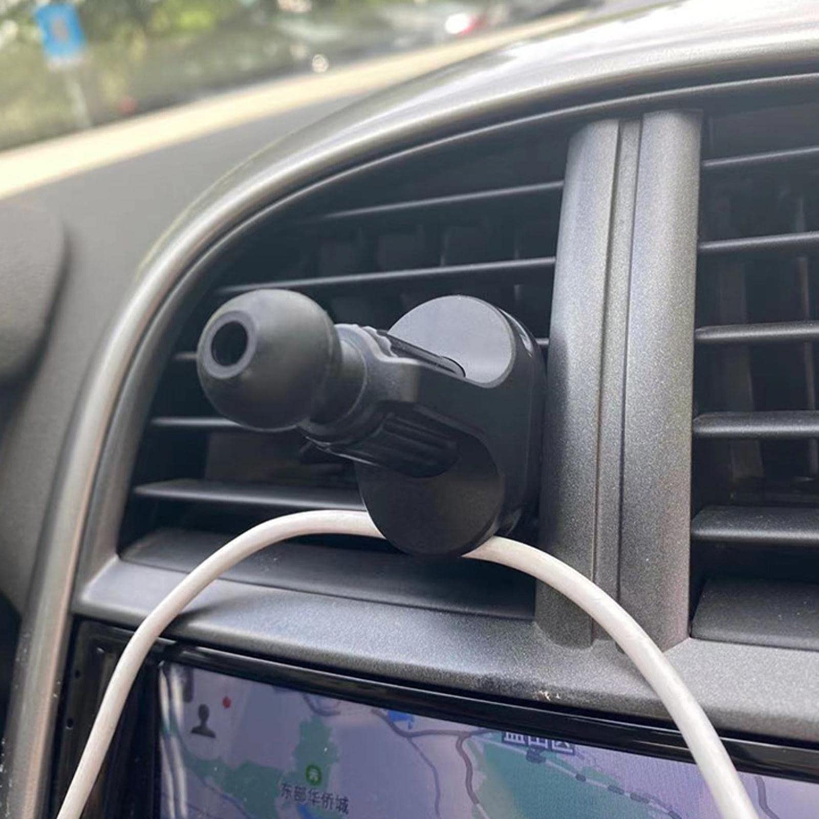 Universal Car Air Vent Clip - Adjustable Auto Vent Mount for Phones, GPS & Air Fresheners - Durable Car Interior Accessories with Strong Grip - Perfect for Commuting, Road Trips & Daily Driving