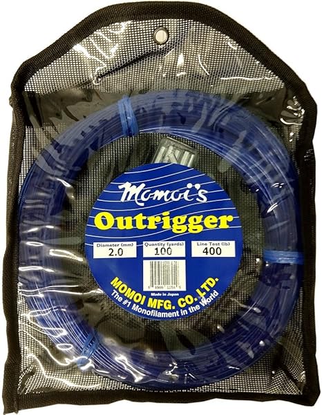 Premium Diamond Outrigger Mono Fishing Line 100-Yard Coil 400-Pound Test Dark Blue – Ideal for Deep Sea Fishing, Trolling & Big Game Angling