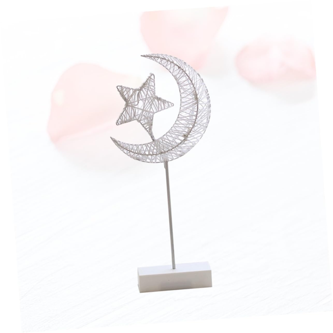 Abaodam 1pc LED Small Table Lamp - Star Night Light with Rattan Texture, Battery-Free Decorative Bedside Lamp for Bedroom, Romantic Ambiance Lighting | Perfect for Bedrooms, Nurseries, Living Rooms & Cozy Spaces