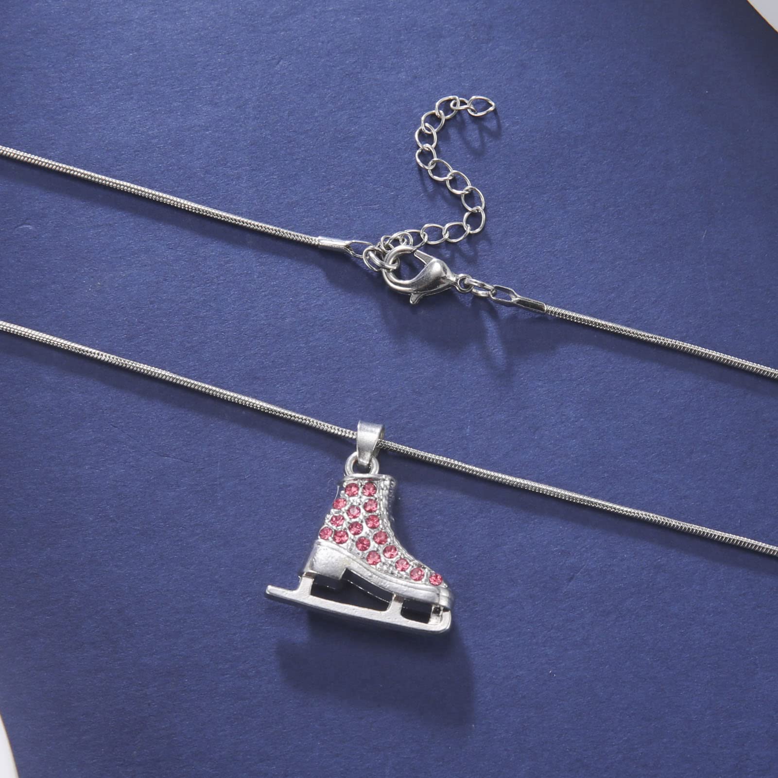 Exquisite Figure Skating Charm Necklace for Women - Elegant Ice Skate Pendant Jewelry Gift | Perfect for Skating Enthusiasts, Winter Sports Lovers & Ice Show Performances