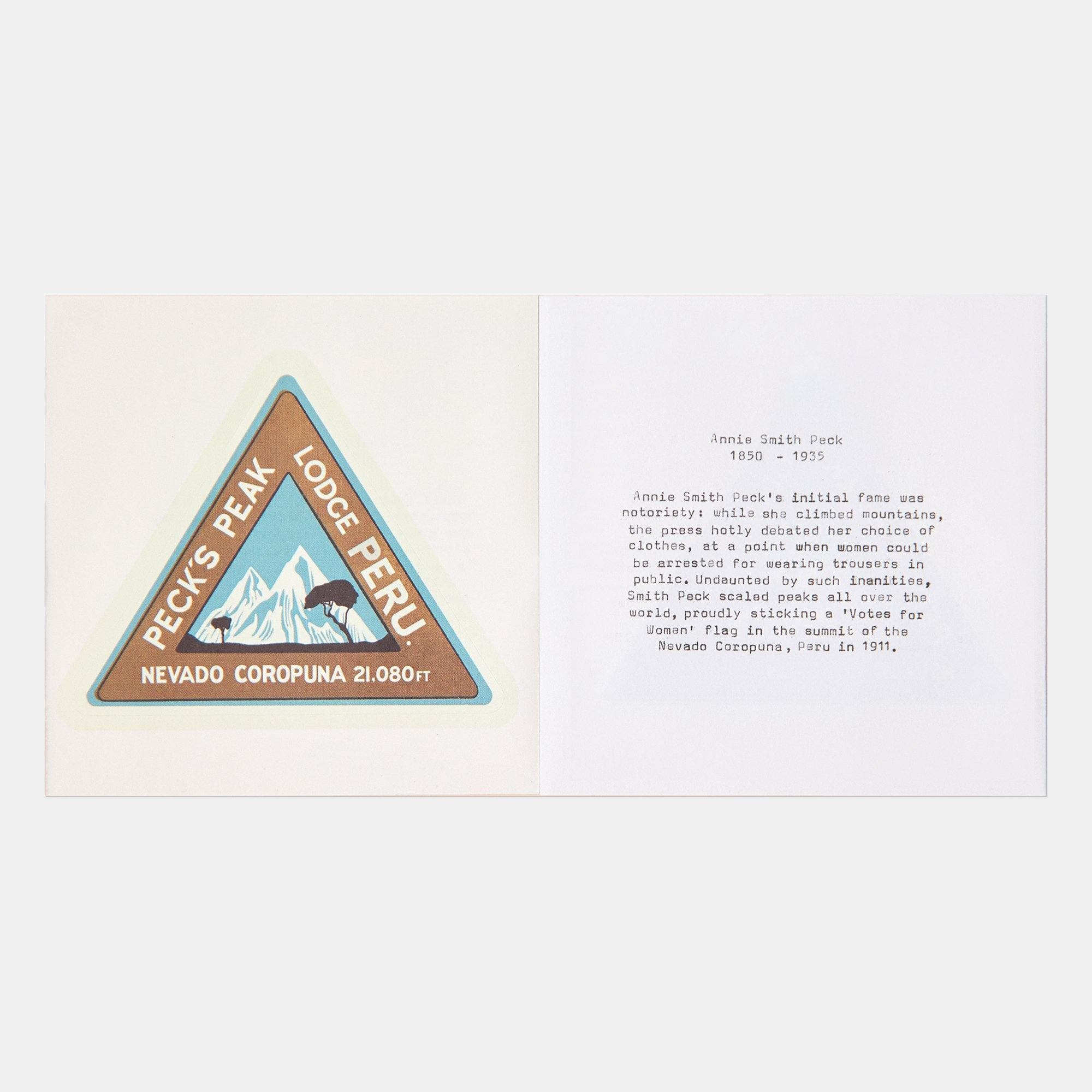 Annie Atkins Trailblazer Travel Stickers - Waterproof Adventure Decals for Luggage, Suitcases & Journals - Perfect for Travel Enthusiasts & Wanderlust Decor