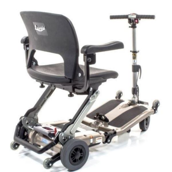 Freerider USA Luggie Super Lightweight Folding Mobility Scooter for Adults & Seniors - Compact Travel Electric Wheelchair for Airplanes, Shopping Malls & Outdoor Adventures