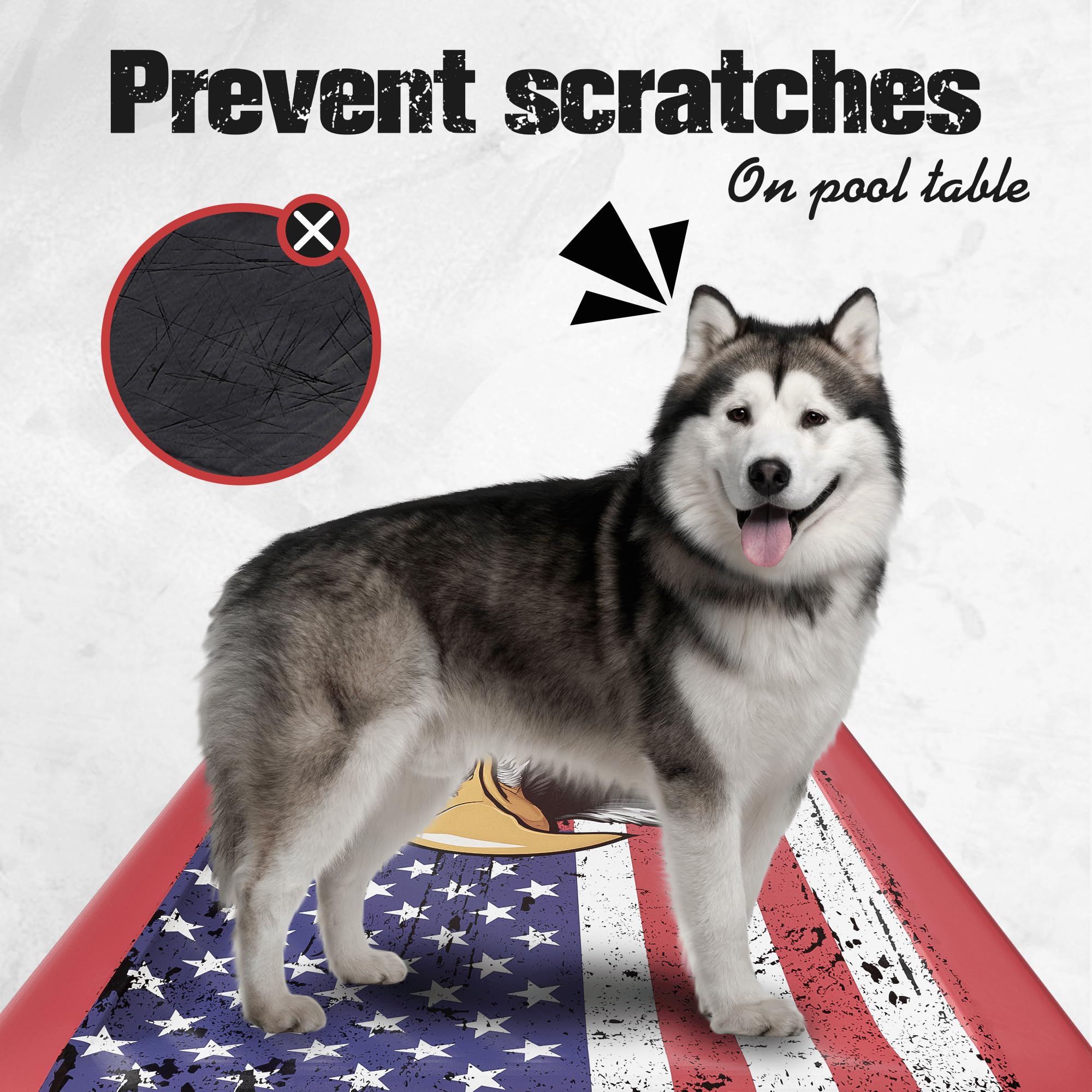 8 ft Waterproof Pool Table Cover - Outdoor Leather Billiard Table Protector for 8 Feet Tables, Felt Protection, Durable & Weatherproof - Perfect for Patio, Game Room & Indoor Use - Red